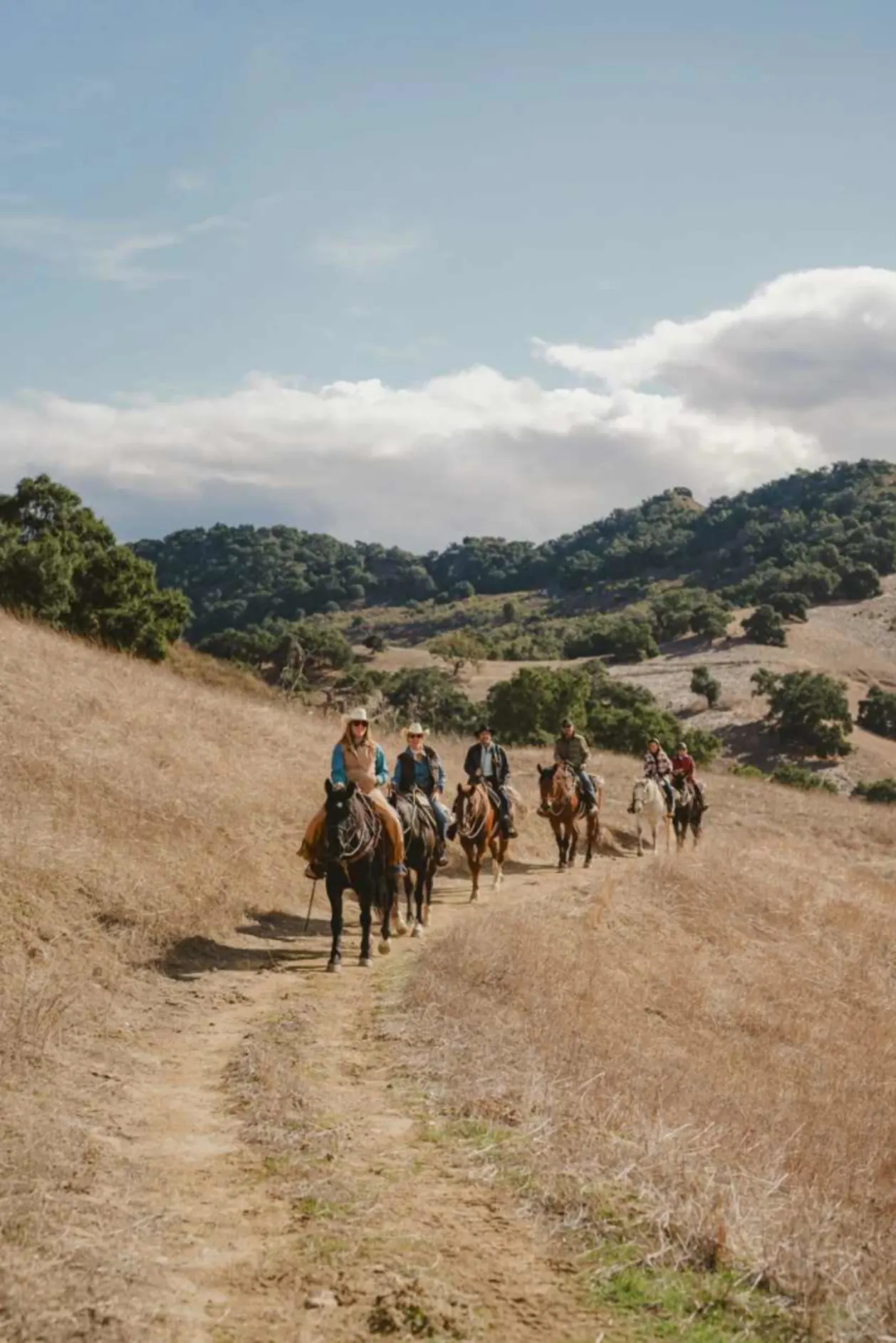 Lunch horseback ride at Alisal Ranch